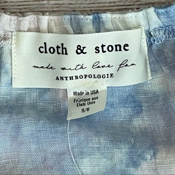 Anthropologie Ruffled Linen Kids Tank - Picture 5 of 6